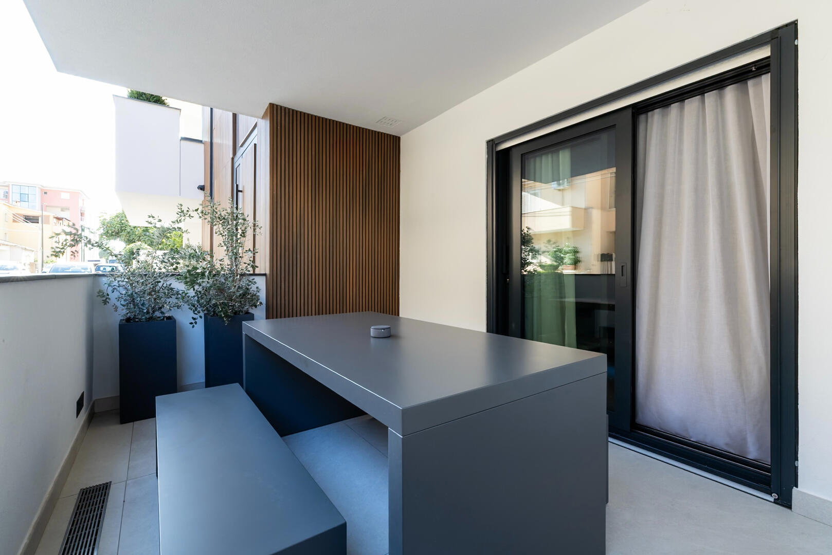 Outdoor Terrace with Modern Furniture